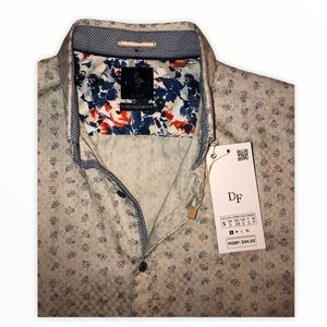 Denim & Flower Floral Print Polo